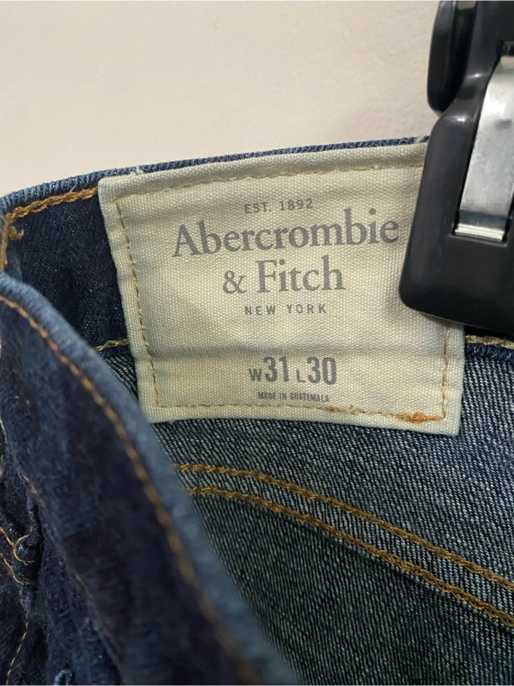 Abercrombie & Fitch Men's Navy Slim Jeans